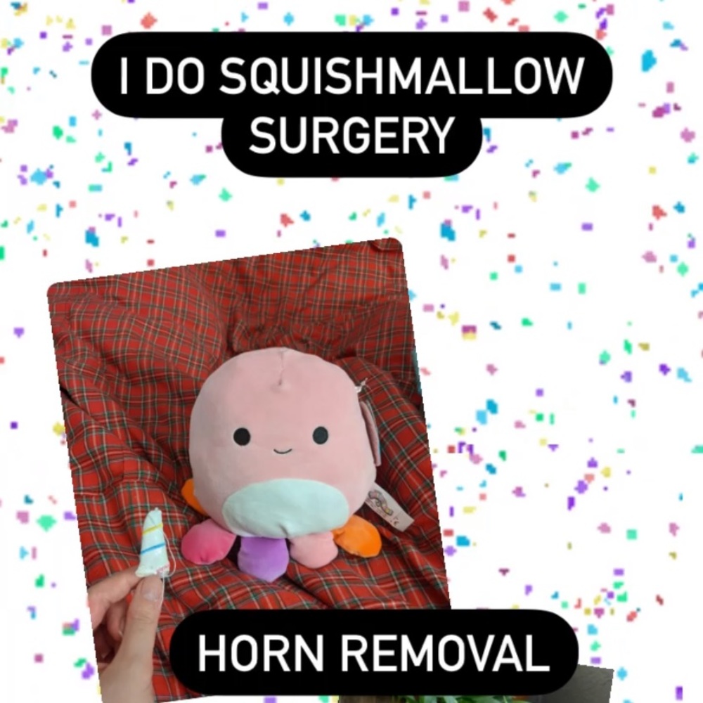 I do squishmallow surgery!